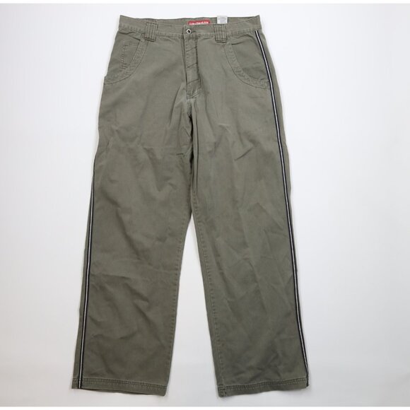 Vtg 90s Y2K Unionbay Skateboarding Mens 36x34 Baggy Big Pocket Wide Leg Pants